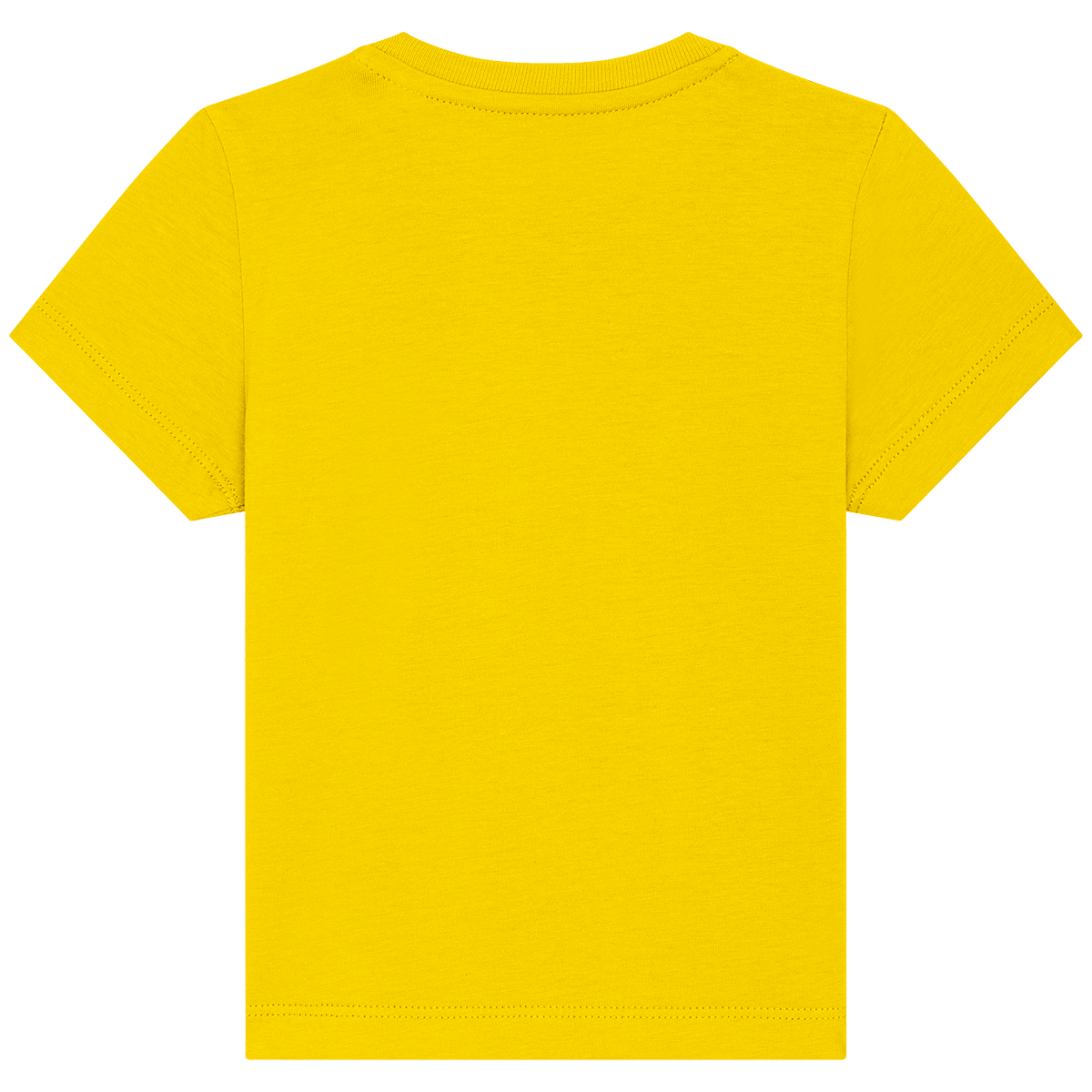 T shirt bebe bio baby creator dos Golden Yellow