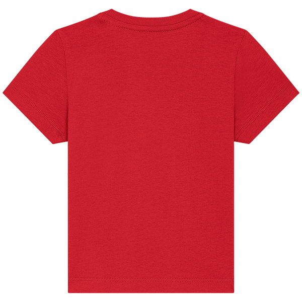 T shirt bebe bio baby creator dos Red