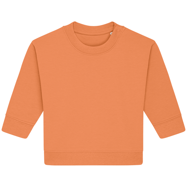 Sweat shirt a col rond bebe baby changer face Volcano Stone