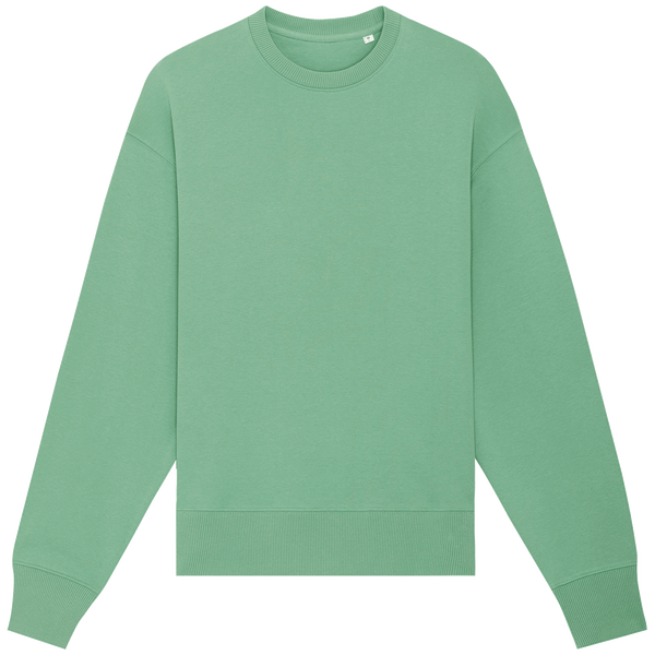 Sweat shirt col rond unisexe decontracte radder face Dusty Mint