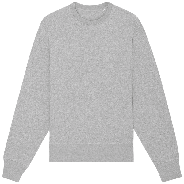 Sweat shirt col rond unisexe decontracte radder face Heather Grey