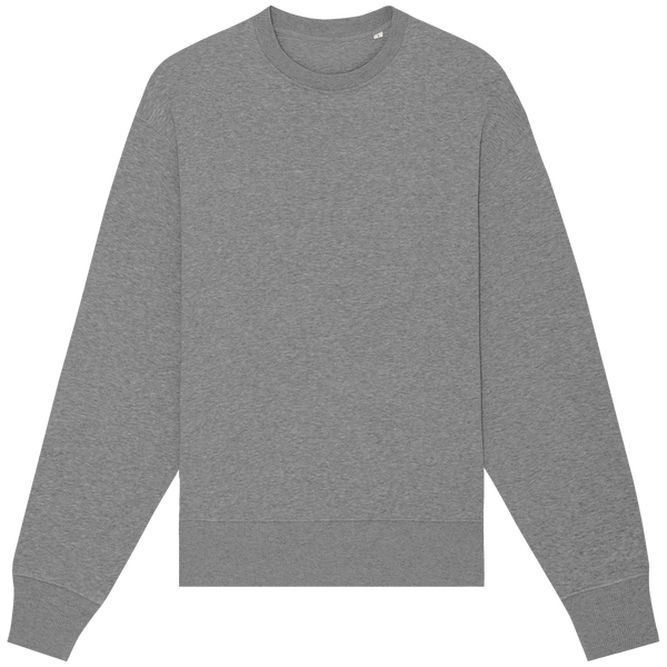 Sweat shirt col rond unisexe decontracte radder face Dark Heather Grey