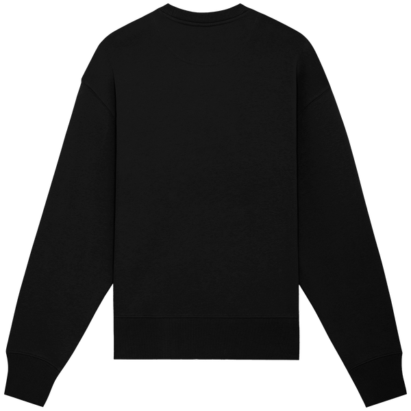 Sweat shirt col rond unisexe decontracte radder dos Black