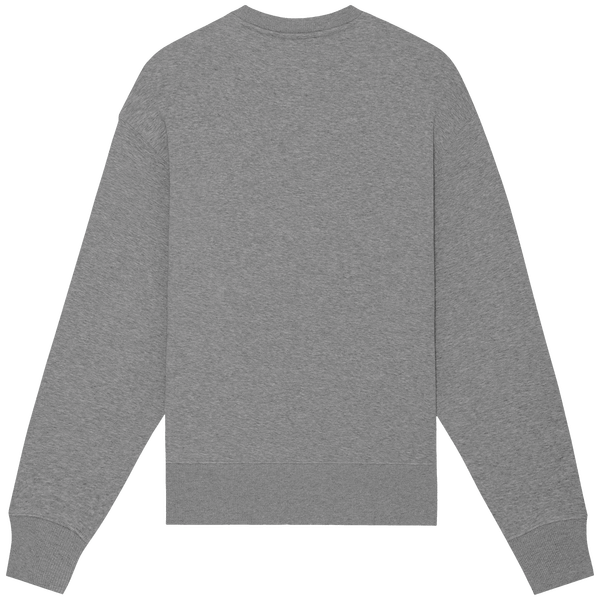 Sweat shirt col rond unisexe decontracte radder dos Dark Heather Grey