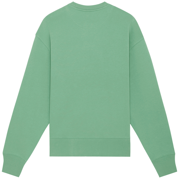 Sweat shirt col rond unisexe decontracte radder dos Dusty Mint