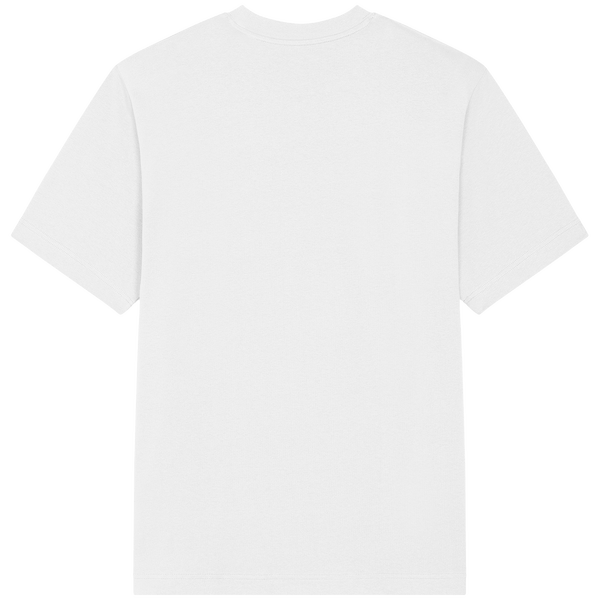 T shirt unisexe lourd coupe loose freestyler dos White