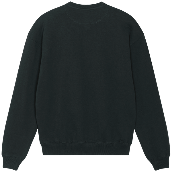 Sweat shirt col rond unisexe boxy ledger dry dos Black