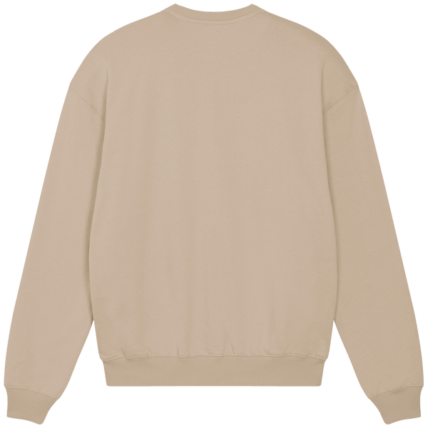 Sweat shirt col rond unisexe boxy ledger dry dos Desert Dust