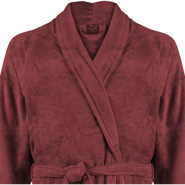 Peignoir florence unisexe face bordeaux