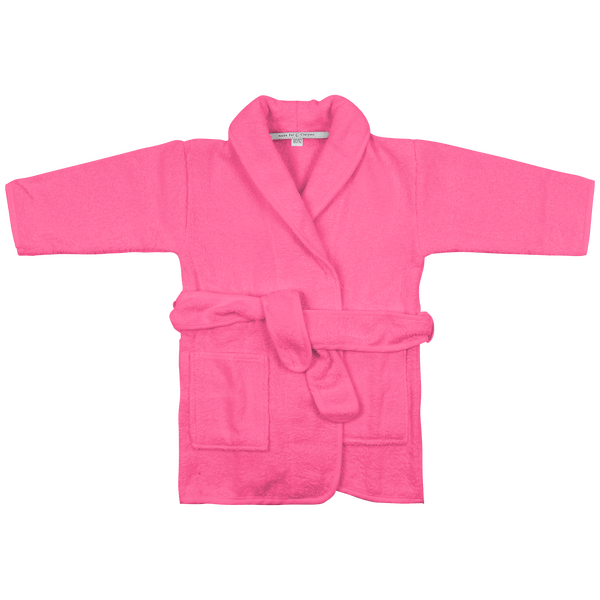 Peignoir Kimono Enfant Classique À Personnaliser En Broderie Rose