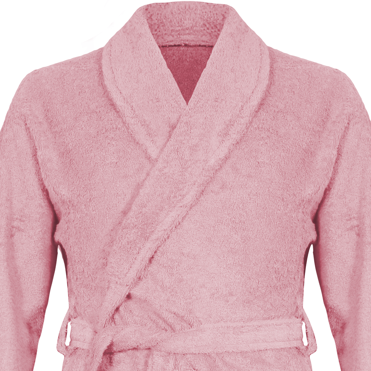 Embroidered Premium Clarysse Terry Robe old pink