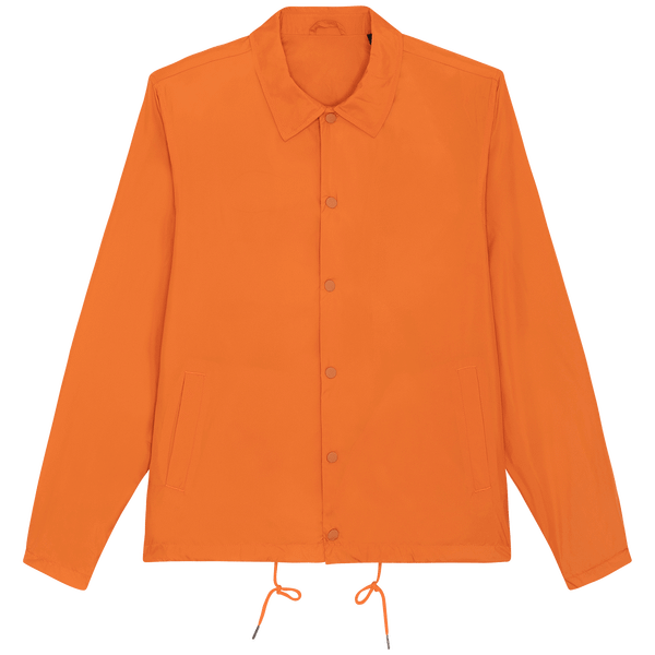 Veste coach unisexe coacher face Flame Orange