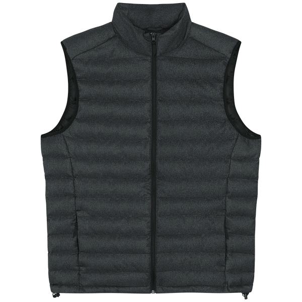 Bodywarmer homme aspect laineux stanley climber wool like face Dark Heather Grey