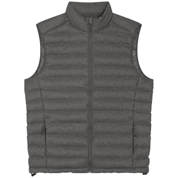 Bodywarmer homme aspect laineux stanley climber wool like face Deep Metal Heather Grey