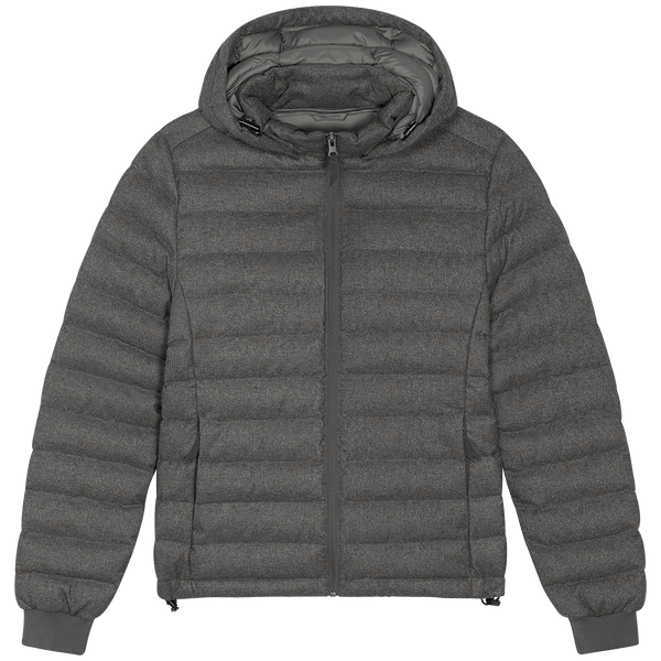 Veste matelassee femme stella voyager wool like face Deep Metal Heather Grey