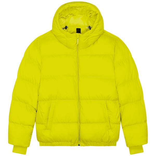 Veste puffer unisexe oversize puffer face Lime Flash