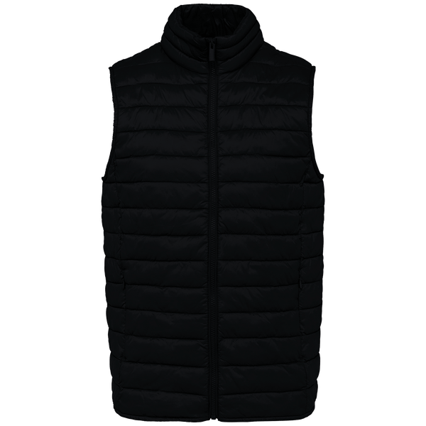 Bodywarmer Recyclé Léger Homme À Personnaliser En Broderie Black