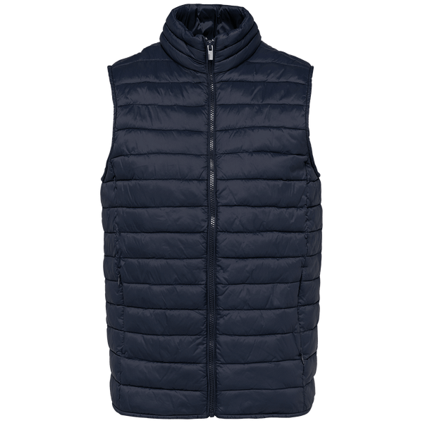 Bodywarmer Recyclé Léger Homme À Personnaliser En Broderie Navy Blue