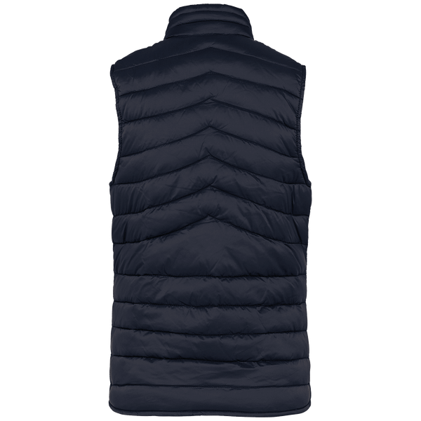 Bodywarmer recycle leger femme dos Navy Blue