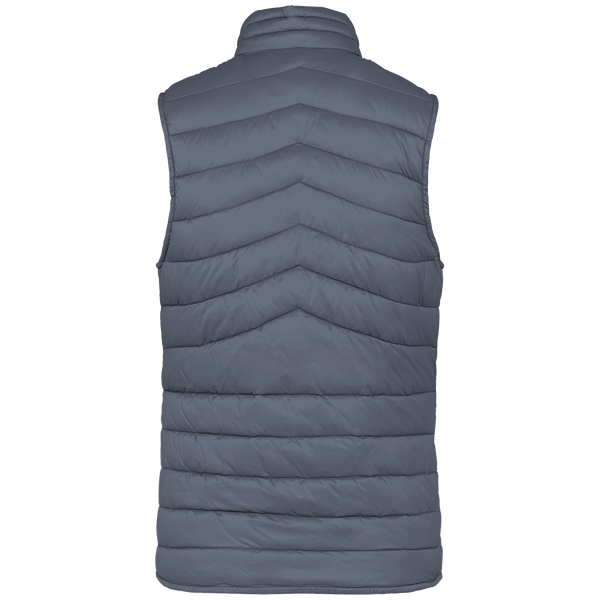 Bodywarmer recycle leger femme dos Mineral Grey