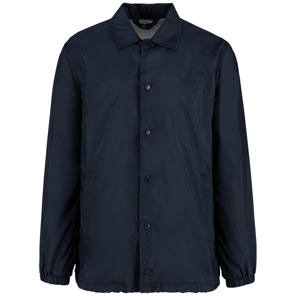 Veste coupe vent unisexe recyclee face Navy Blue