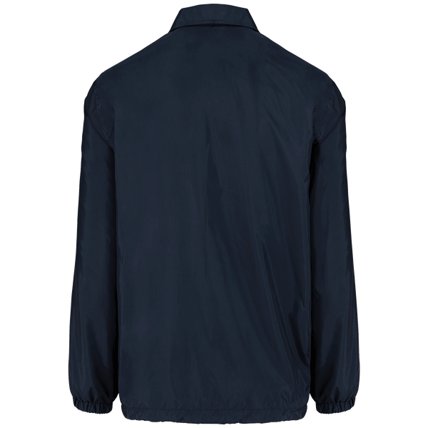 Veste coupe vent unisexe recyclee dos Navy Blue