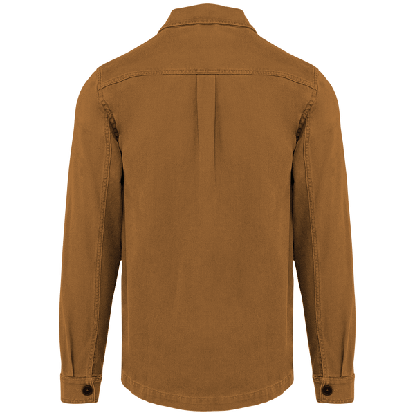 Veste style atelier delavee homme dos Washed Brown Sugar