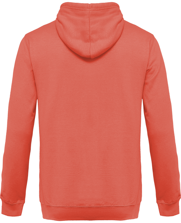 Sweat shirt a capuche homme dos True Coral