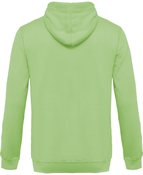 Sweat shirt a capuche homme dos Apple Green