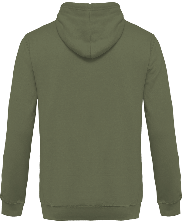 Sweat shirt a capuche homme dos Caper Green