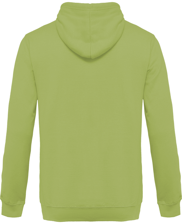 Sweat shirt a capuche homme dos Pistachio