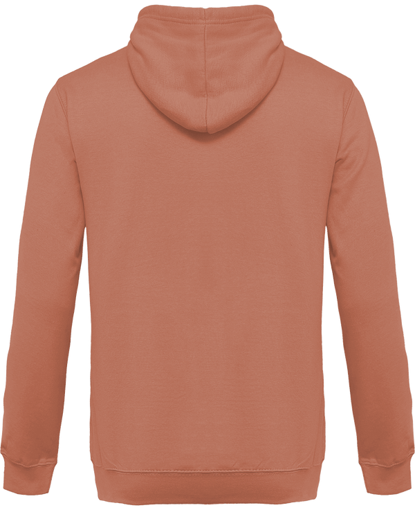 Sweat shirt a capuche homme dos Peach