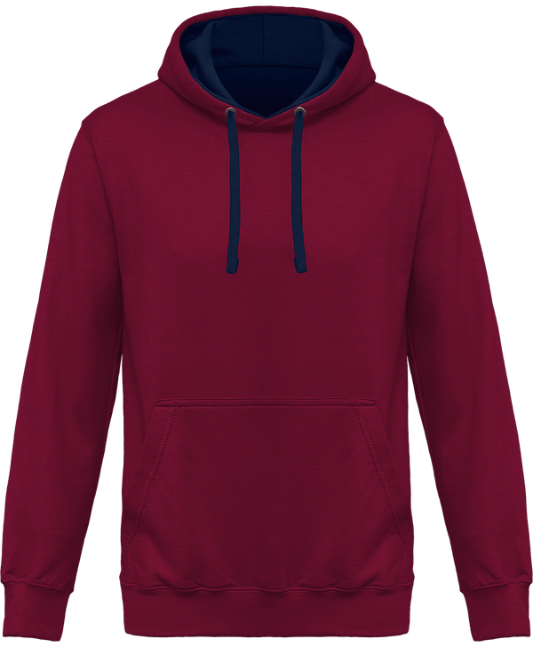 Two-Tone Hoodie Wine / Navy