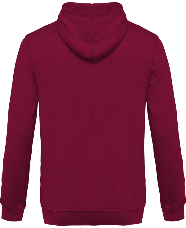 Sweat capuche bicolore dos Wine / Navy