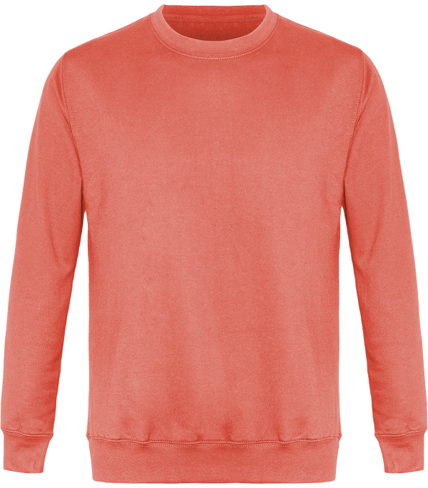 Unisex Rundhals-Sweatshirt True Coral