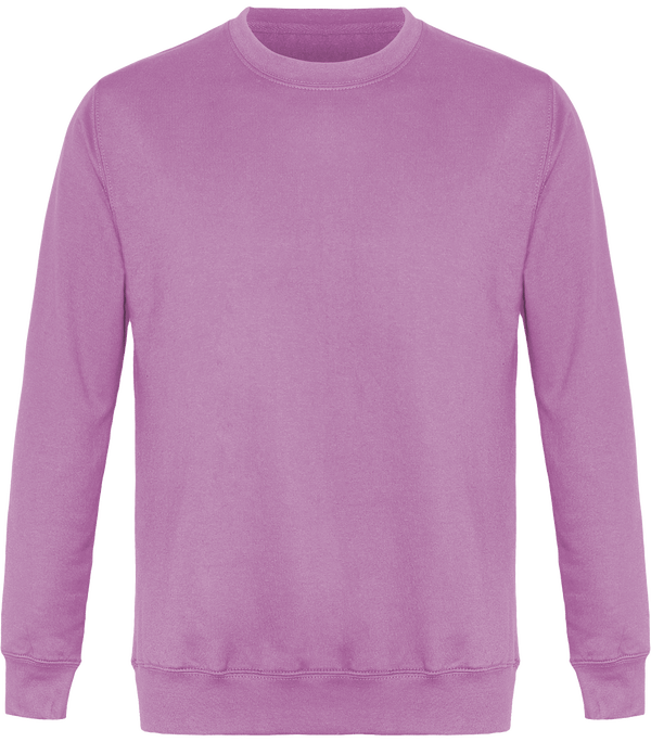 Unisex Round Neck Sweatshirt Dusty Purple