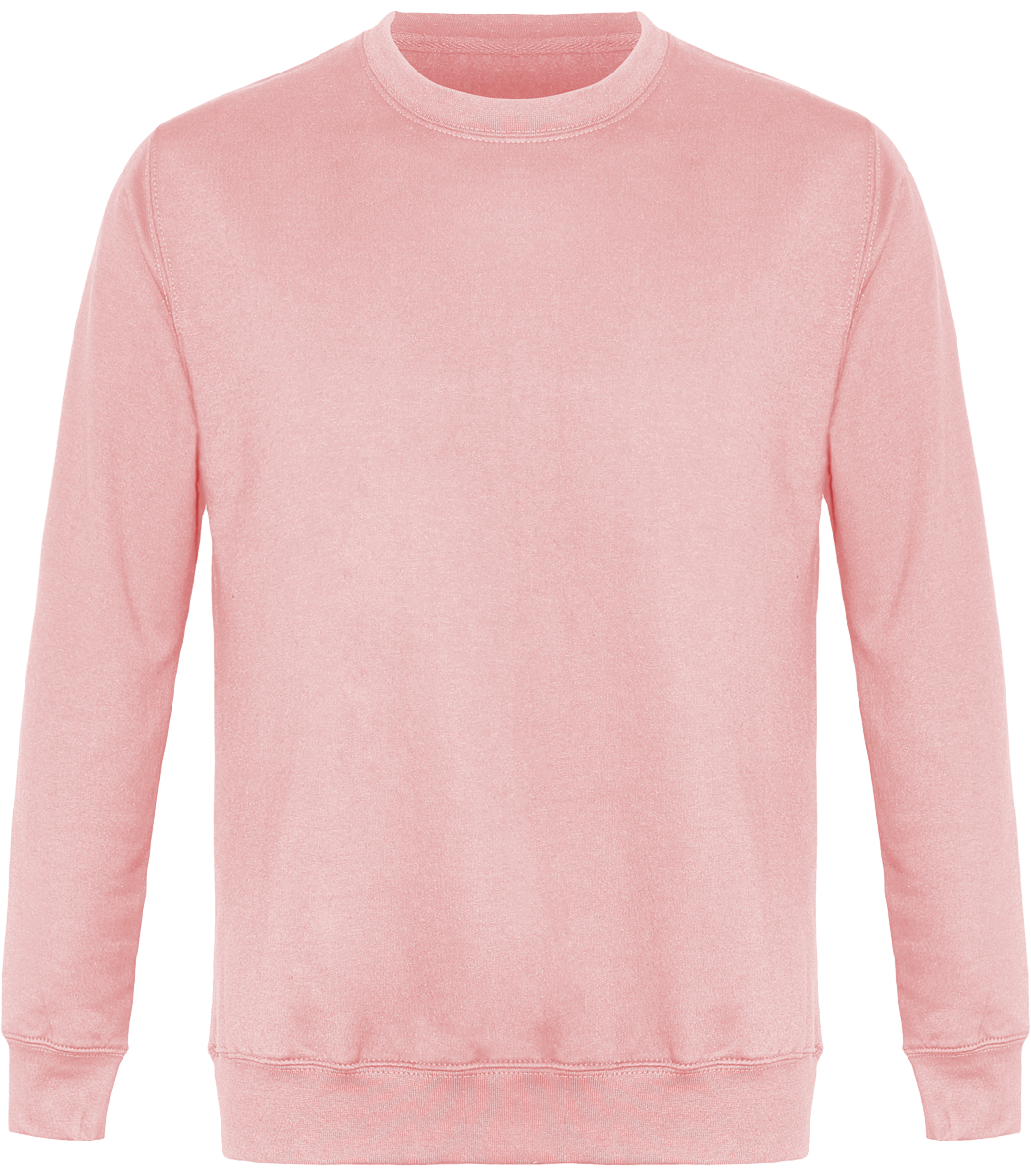 Sweat Col Rond Unisexe Pale Pink