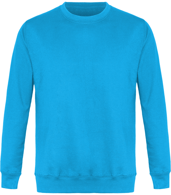 Unisex Round Neck Sweatshirt Hawaii Blue