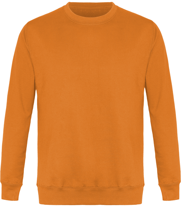 Unisex Round Neck Sweatshirt Pumpkin