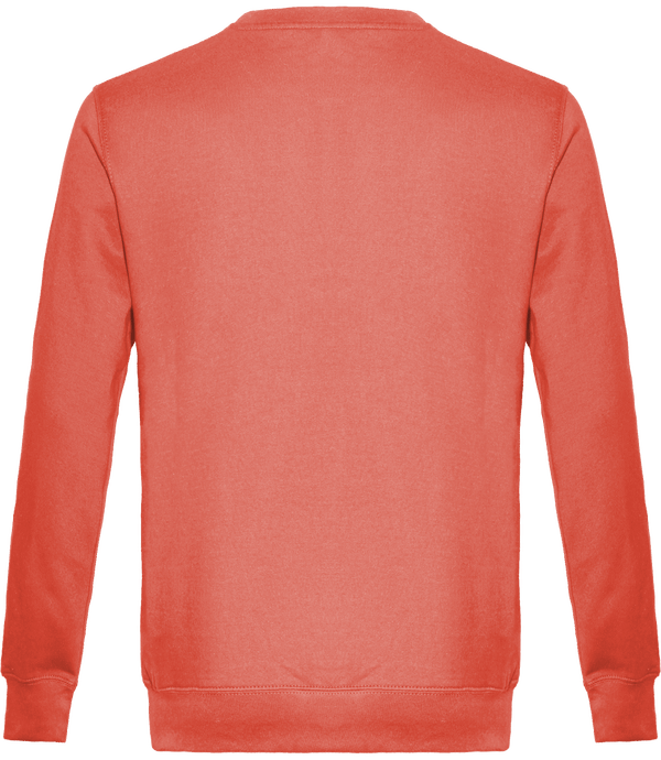 Sweat col rond unisexe dos True Coral