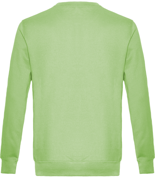 Sweat col rond unisexe dos Apple Green