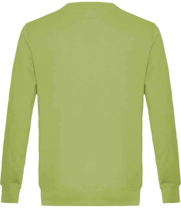 Sweat col rond unisexe dos Pistachio