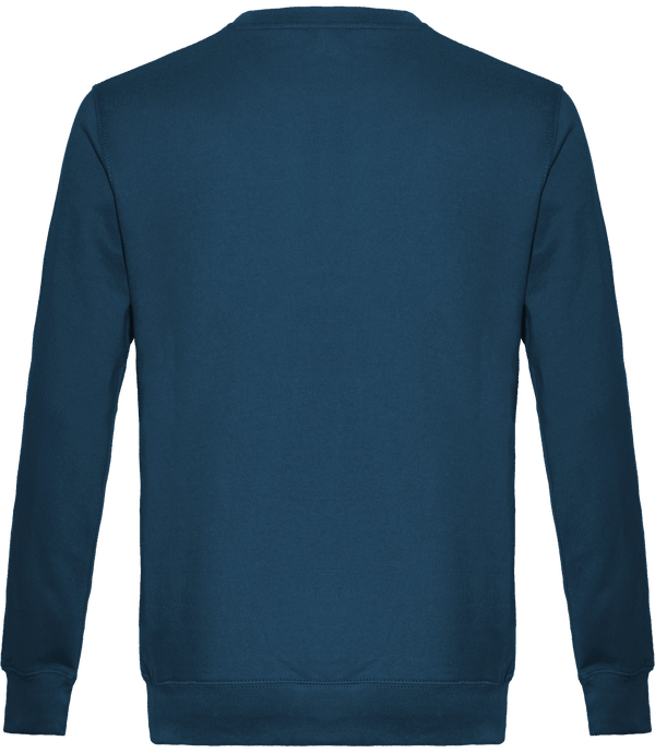 Sweat col rond unisexe dos Ink Blue