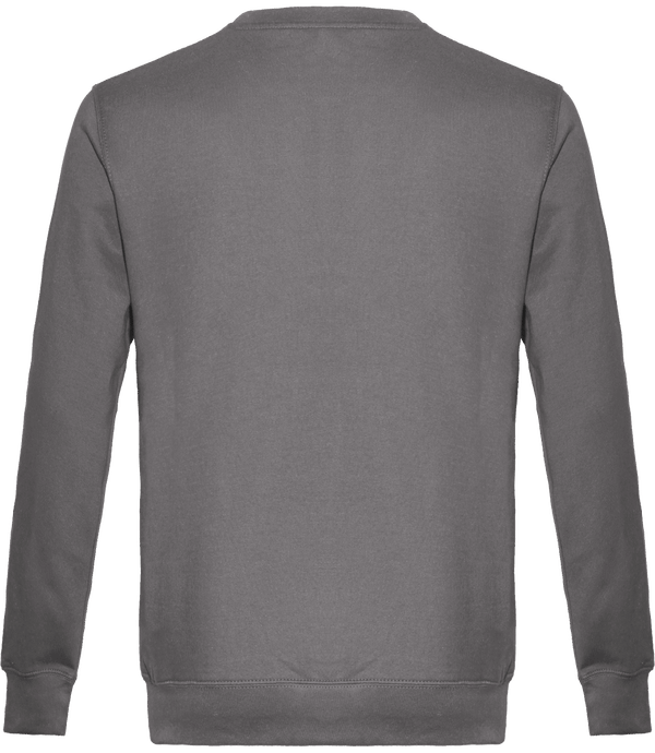 Sweat col rond unisexe dos Storm Grey