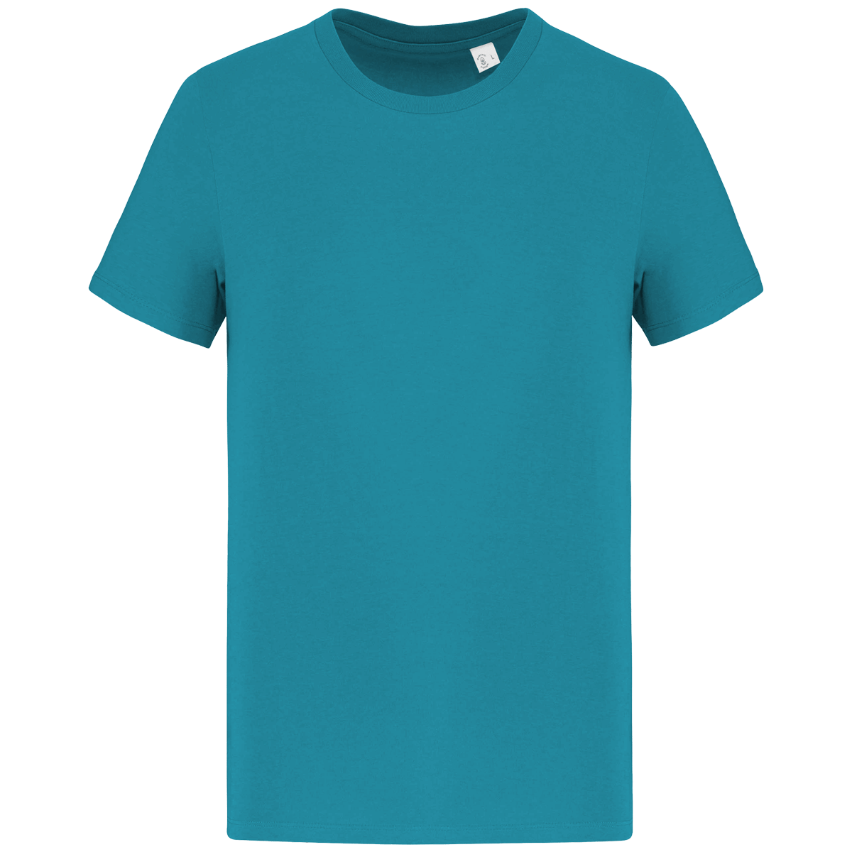 T-Shirt Manches Courtes Unisexe Bio | 100 % Coton Bio | Impression Et Broderie Adriatic Blue