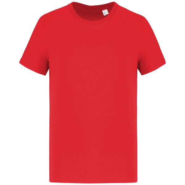 T-Shirt Manches Courtes Unisexe Bio | 100 % Coton Bio | Impression Et Broderie Poppy Red