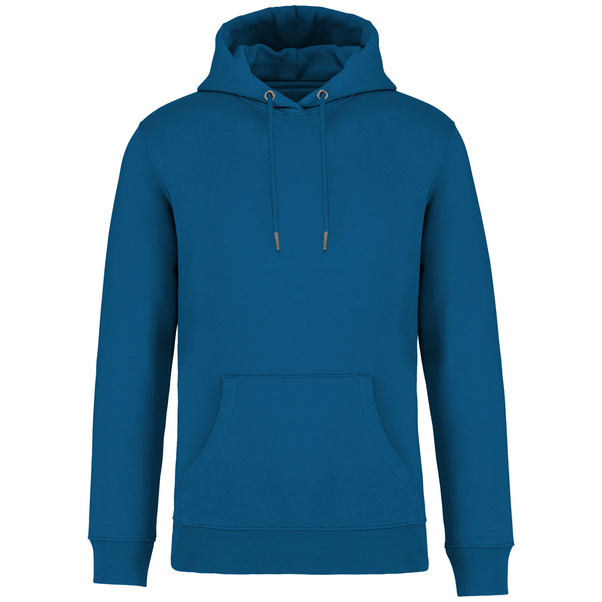 Sweat-Shirt Capuche Unisexe Bio | Coton Biologique Et Polyester Recyclé | Impression Et Broderie Blue Sapphire