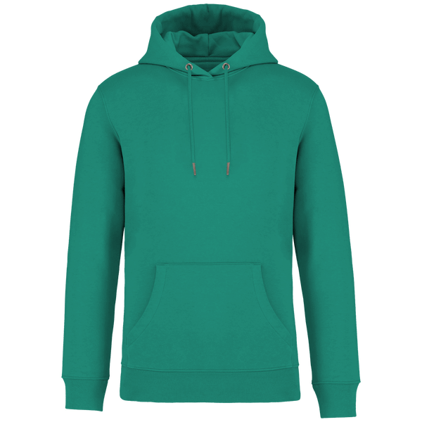 Sweat-Shirt Capuche Unisexe Bio | Coton Biologique Et Polyester Recyclé | Impression Et Broderie Gemstone Green