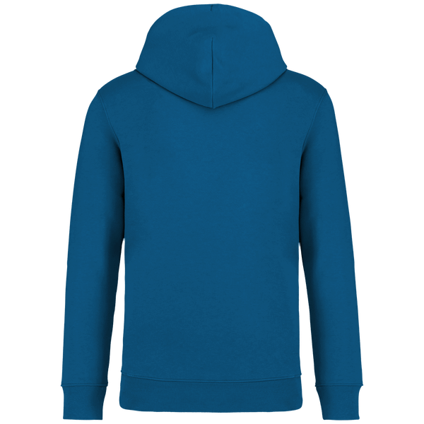 Sweat capuche unisexe bio dos Blue Sapphire