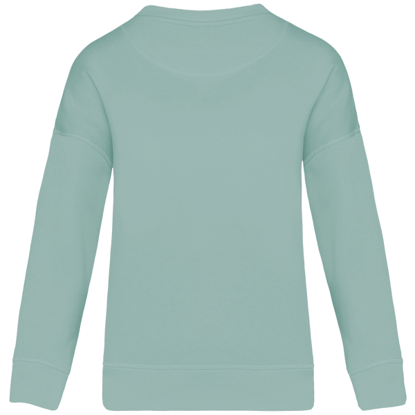 Sweat loose femme dos Jade Green